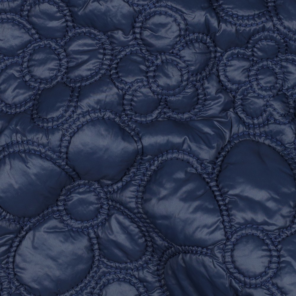 STEPPSTOFF BLUMEN MARINEBLAU #7