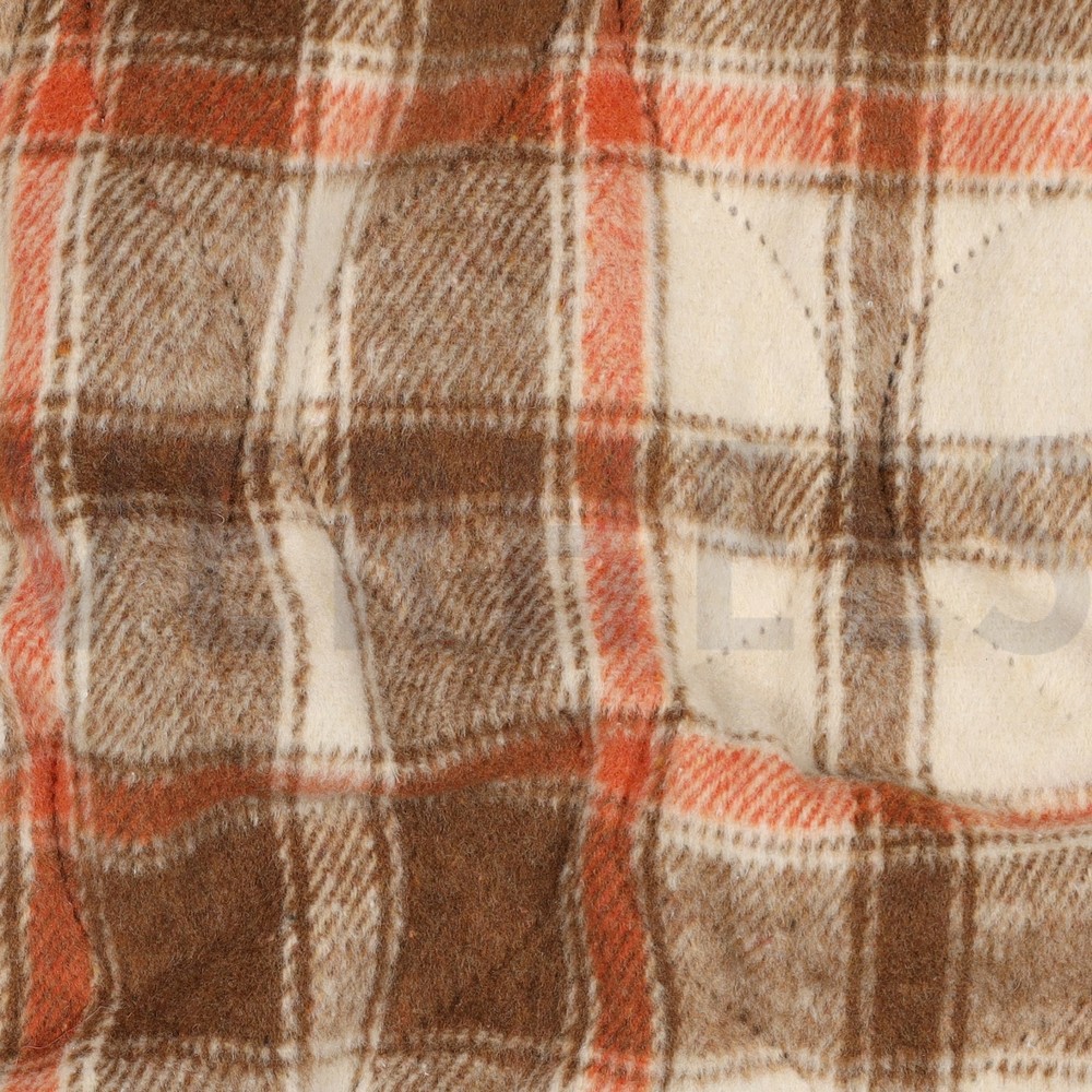 STEPPED CHECKS BROWN #7