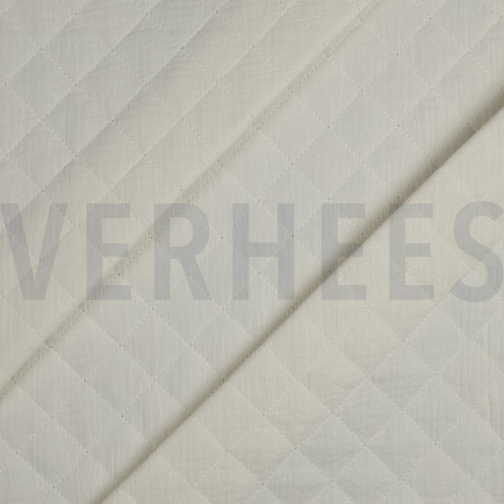 DOUBLE GAUZE QUILT ECRU #7