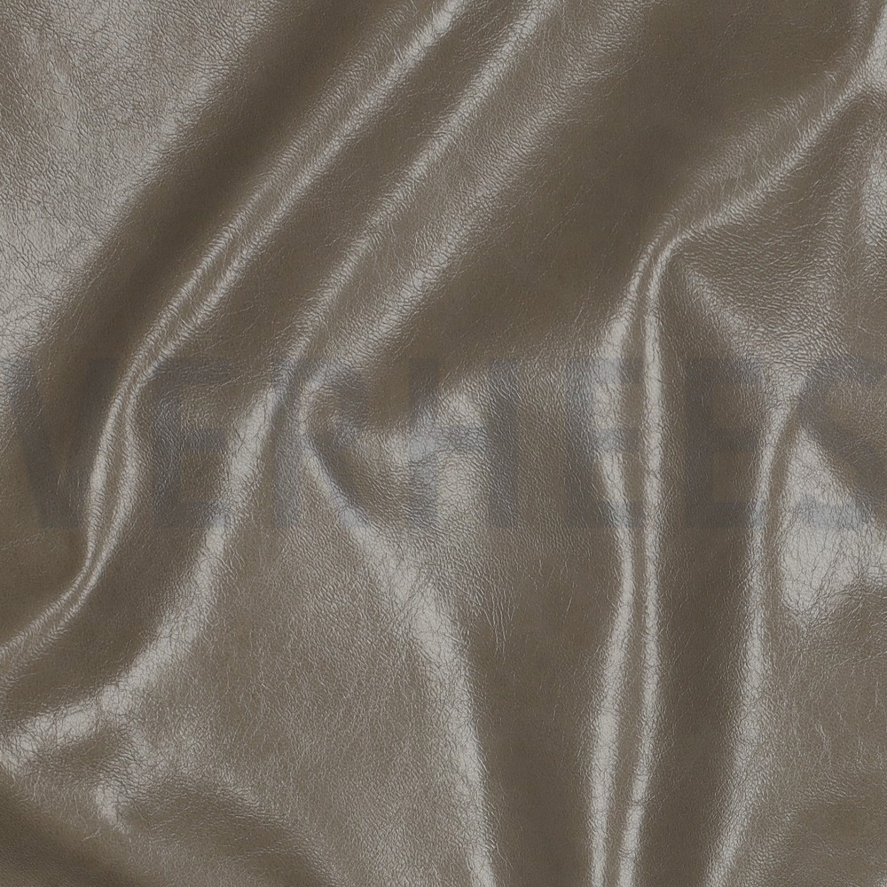 FAUX LEATHER SHINY STRETCH STONE #7