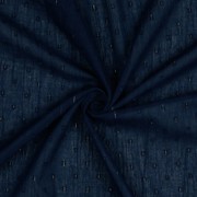 KATOEN KRINKEL DOBBY LUREX GOUD MARINEBLAUW (thumbnail) #2