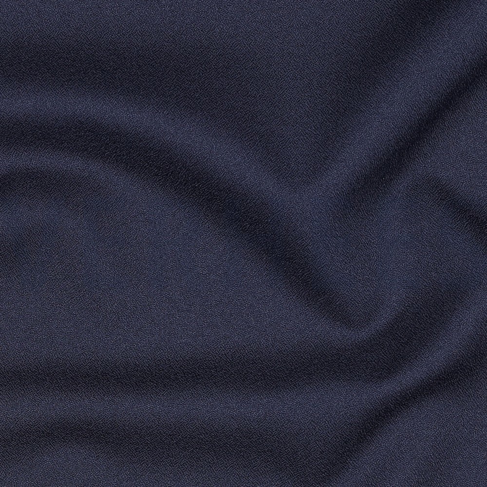 CRÊPE MAROCAIN STRETCH BLEU MARINE #7