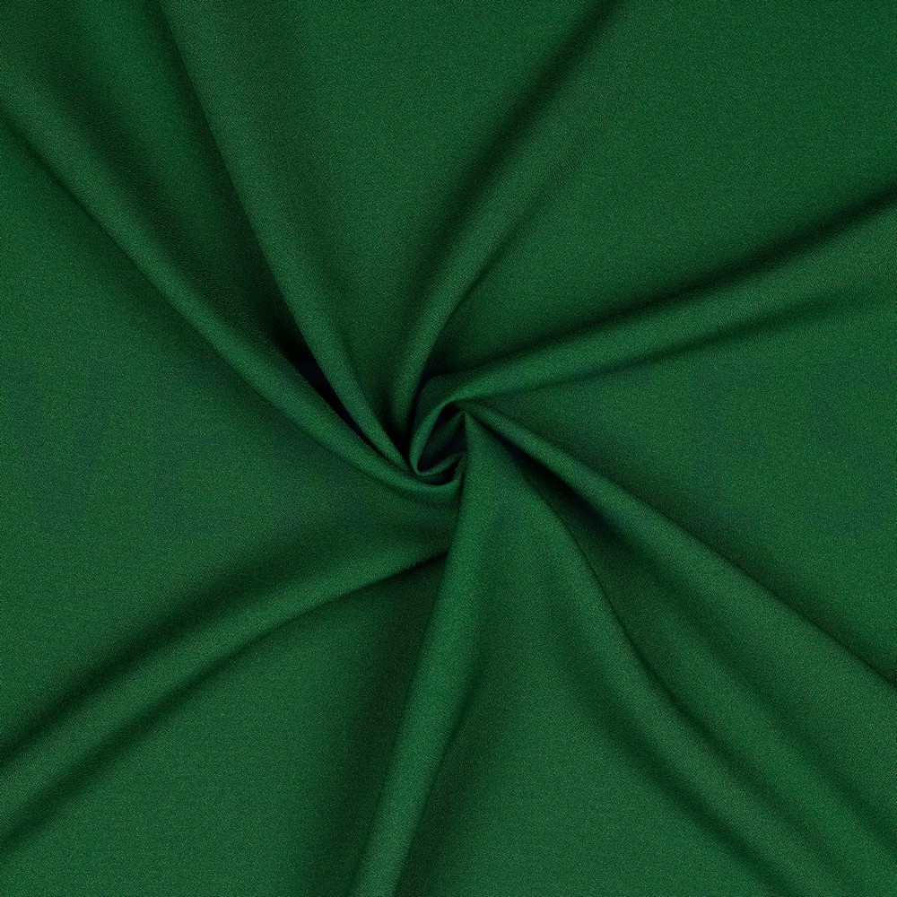 CRÊPE MAROCAIN STRETCH VERT FONCÉ #7
