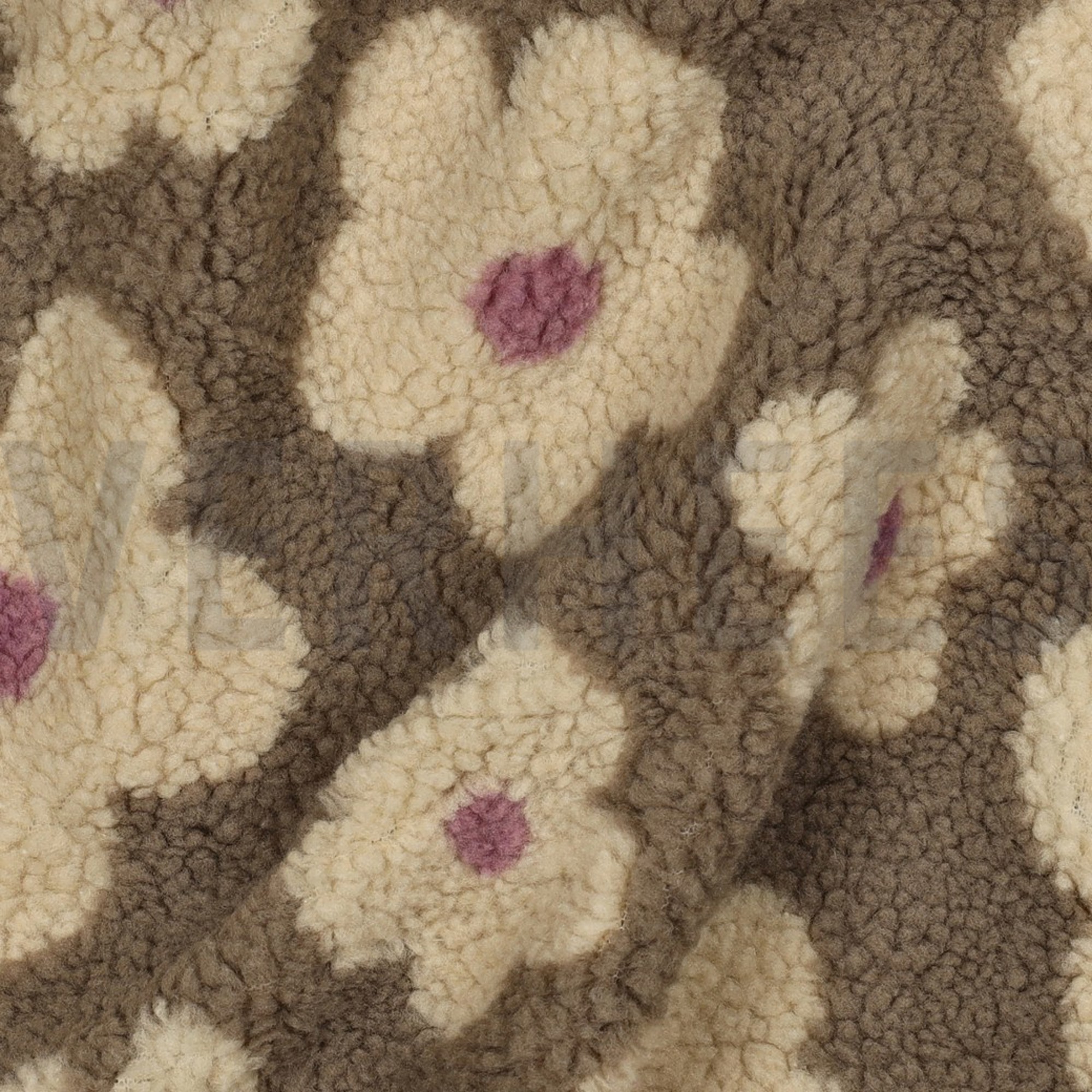 TEDDY JACQUARD FLOWERS TAUPE/BEIGE (high resolution) #2