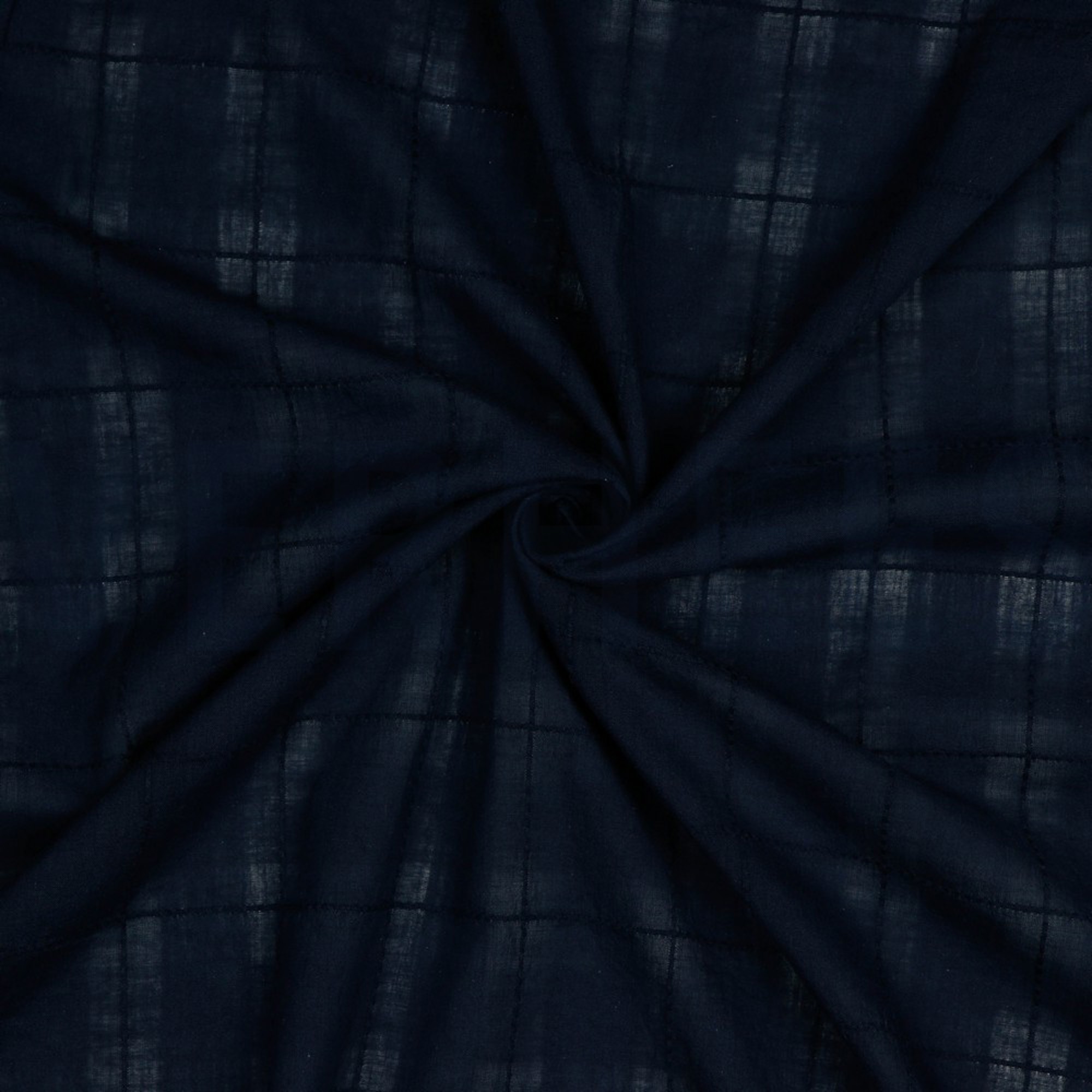 COTTON VOILE DOBBY NAVY (high resolution) #2