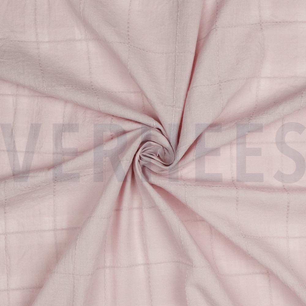 BAUMWOLLE VOILE DOBBY HELL LILA #7