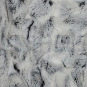 FAUX FUR ANIMAL SKIN BLACK (thumbnail) #2