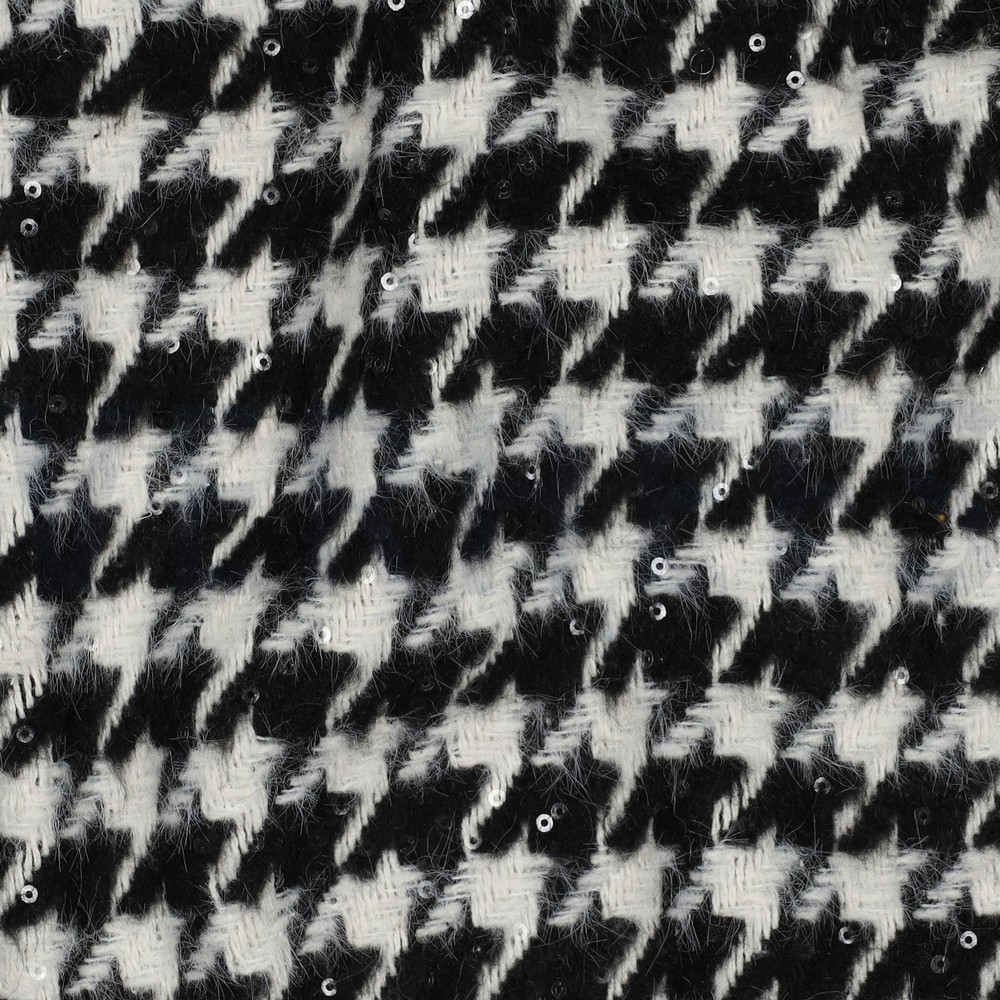 PIED DE POULE SEQUINS BLACK #7