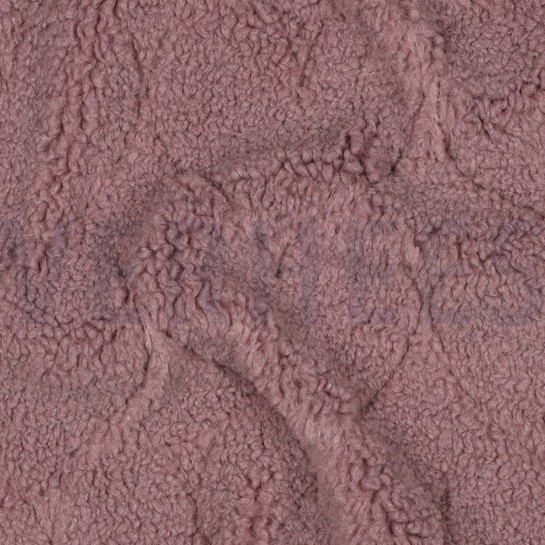 TEDDY JACQUARD HEARTS MAUVE #7