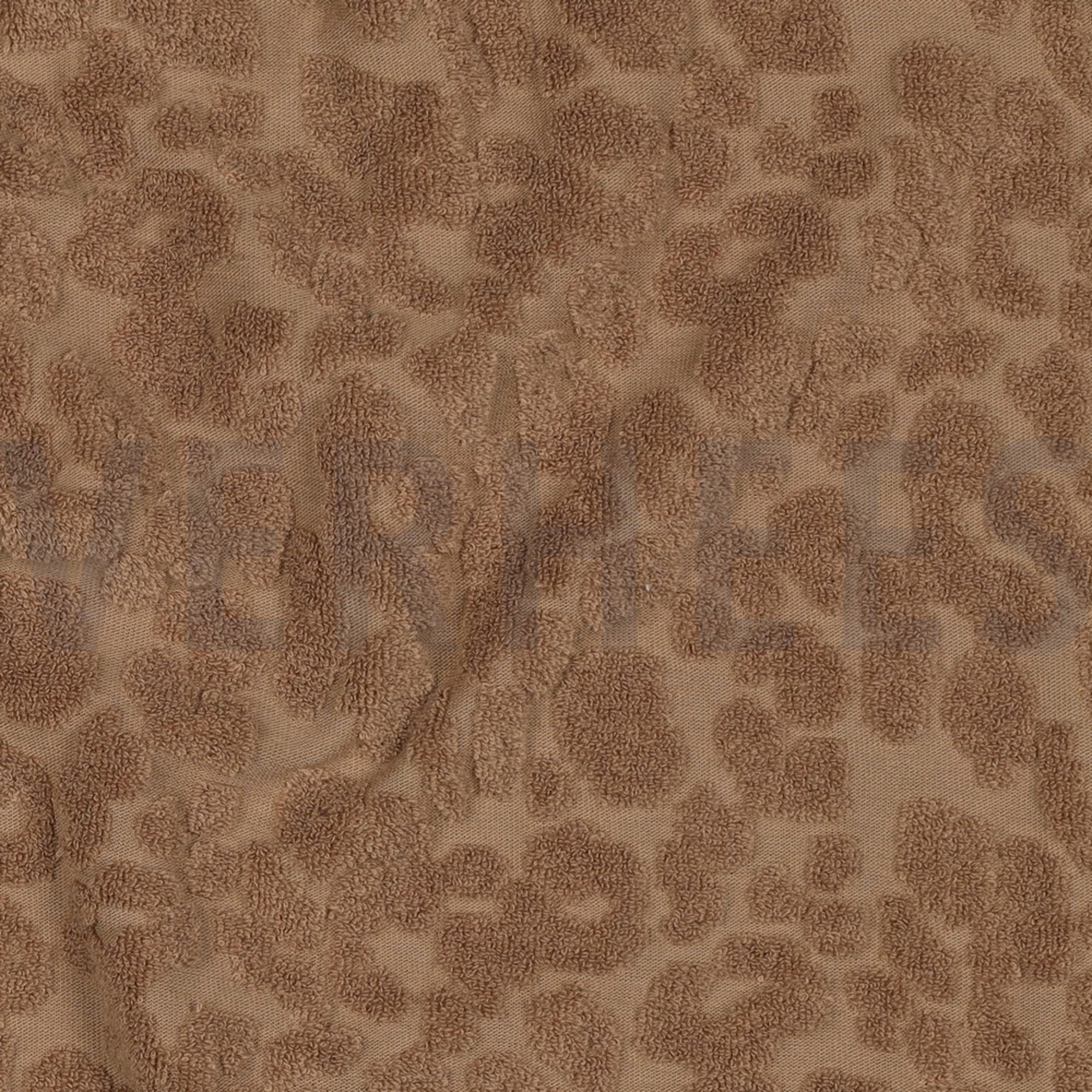 KATOEN BADSTOF GEBREID DIERENHUID BRUIN (high resolution) #2