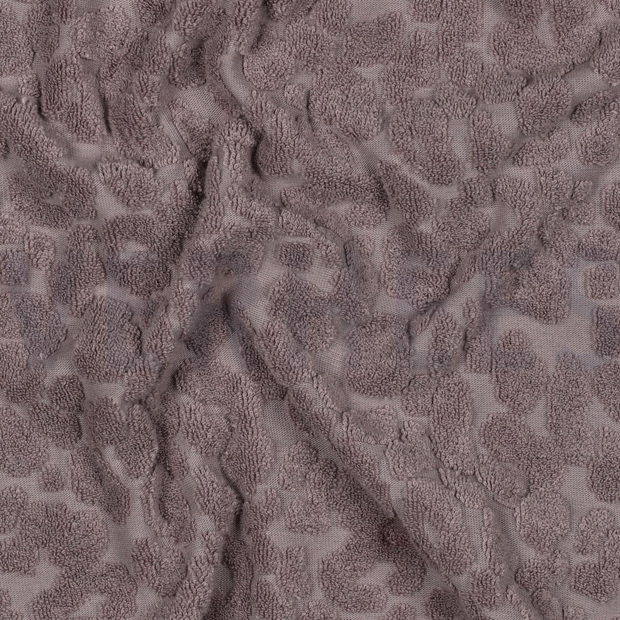 BAUMWOLLE FROTTEE GESTRICKT TIERHAUT MAUVE (high resolution) #2