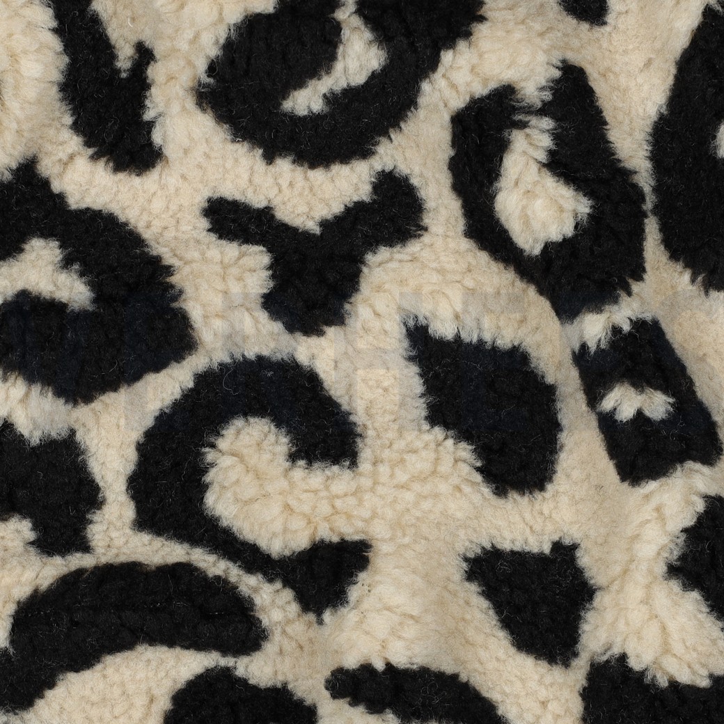 TEDDY JACQUARD TIERHAUT SCHWARZ #7