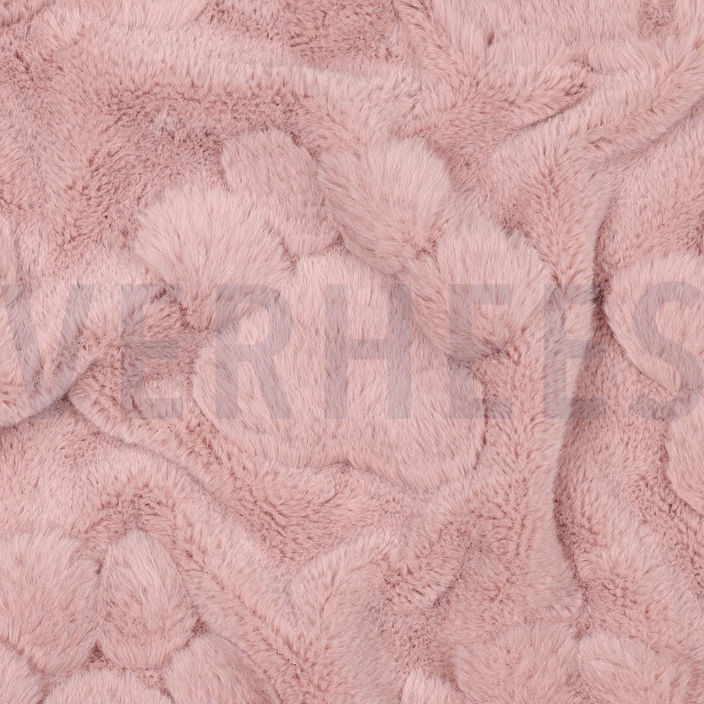 POLAIRE PATTES DE CHIEN POUDRE ROSE #7