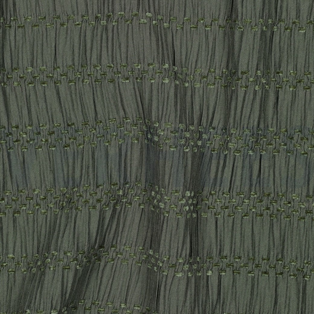 CHENILLE JACQUARD ARMEEGRÜN #7