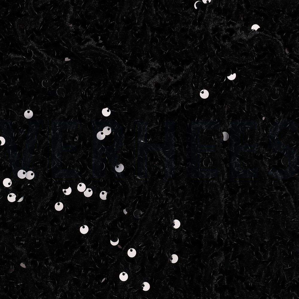 VELOURS À PAILLETTES NOIR #7