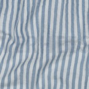 MUSSELIN GARNGEFÄRBT STREIFEN BLAU (thumbnail) #2