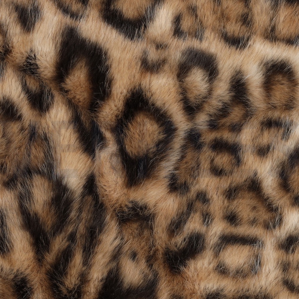 FAUX FUR ANIMAL SKIN CAMEL #7