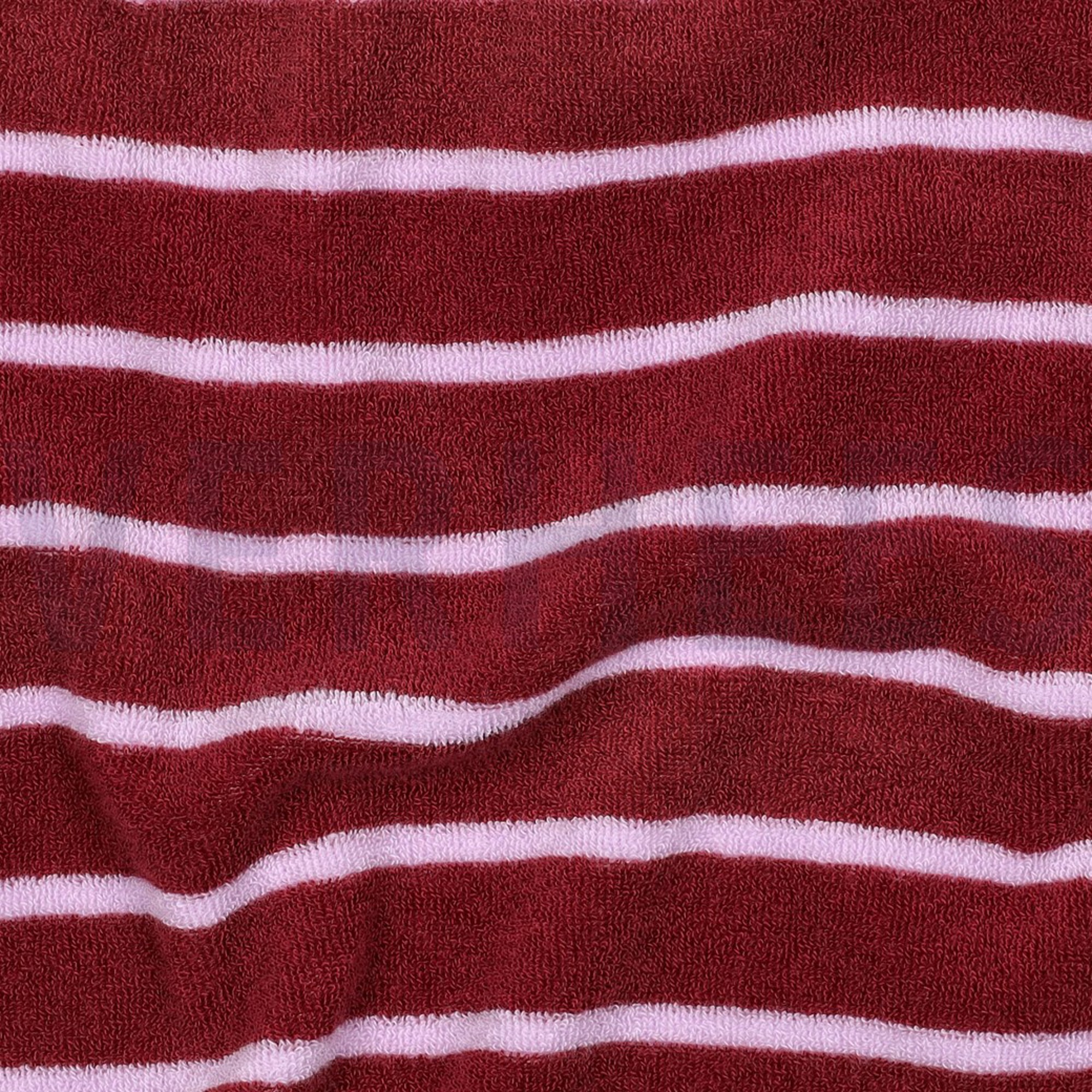 COTTON TOWELLING YARN DYED STRIPES BLUSH/LILAC (high resolution) #2