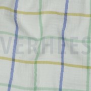 MUSSELIN GARNGEFÄRBT KAROS GRÜN (thumbnail) #2