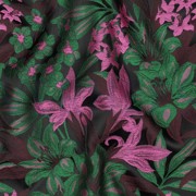 JACQUARD FLOWERS DARK GREEN (thumbnail) #2
