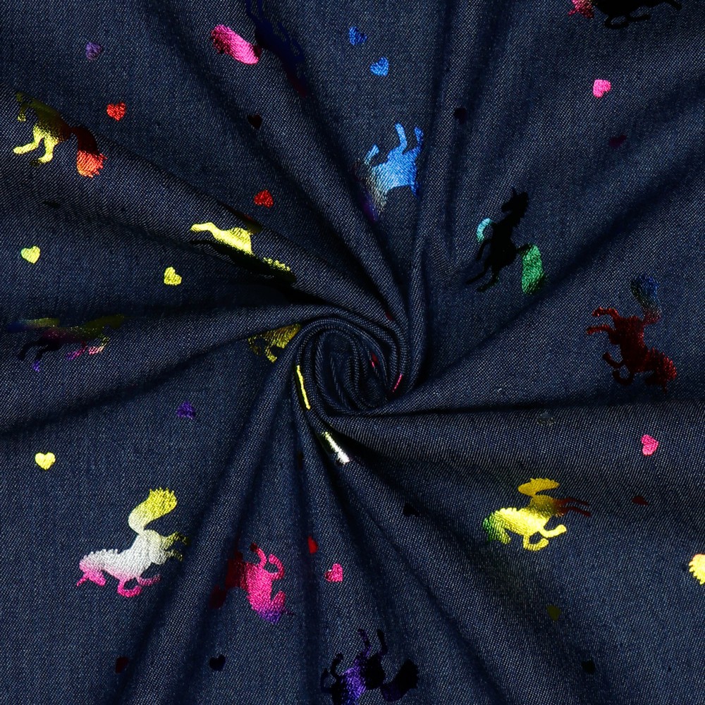JEANS FOIL UNICORNS JEANS WASHED #7