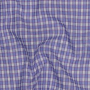 COTTON YARN DYED CHECKS SHINY THREAD LAVENDER (thumbnail) #2