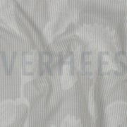 COTON TEINT FIL RAYURES JACQUARD FLEURS SABLE (thumbnail) #2