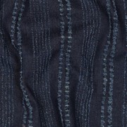 DENIM JACQUARD FRAYED STRIPES INDIGO (thumbnail) #2