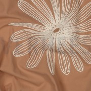 KATOEN EMBROIDERY BLOEMEN KANEEL (thumbnail) #2