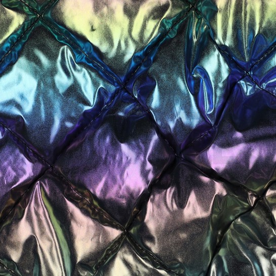 GEWATTEERD FOLIE REGENBOOG MULTI #7