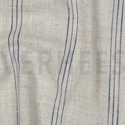 LINEN VISCOSE STRIPES BLUE (thumbnail) #2