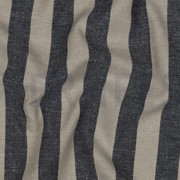 LIN VISCOSE TEINT EN FIL RAYURES BLEU MARINE (thumbnail) #2