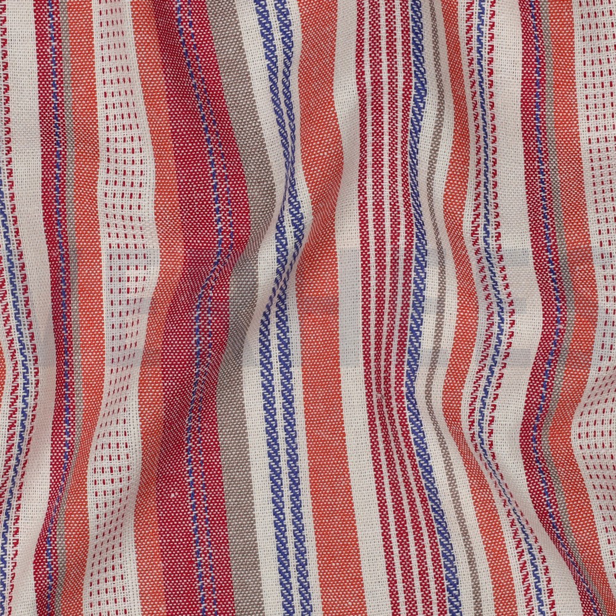 LINNEN VISCOSE GARENGEVERFD STREPEN MULTI (high resolution) #2