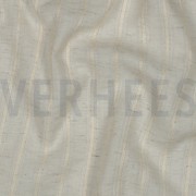 LIN COTON JACQUARD RAYURE BEIGE (thumbnail) #2