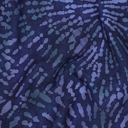 HANDCRAFTED BATIK VISCOSE NAVY #7