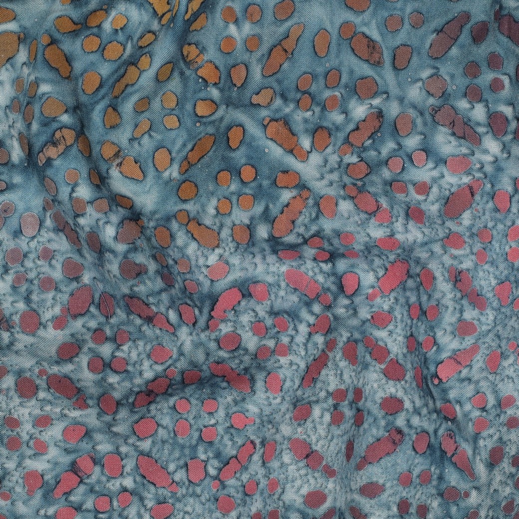 HANDCRAFTED BATIK VISCOSE BLUE #7