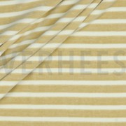 NICKY VELOURS GARENGEVERFD STREPEN ZAND/ECRU (thumbnail) #2