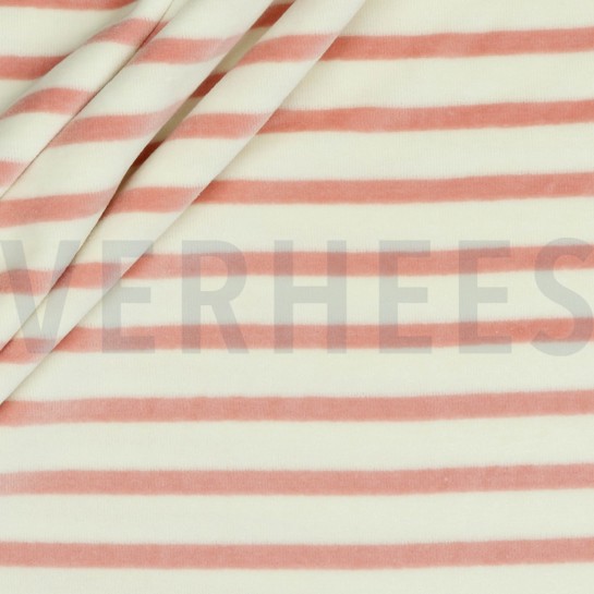 NICKY VELOURS GARNGEFÄRBTE STREIFEN ROSÉ #7