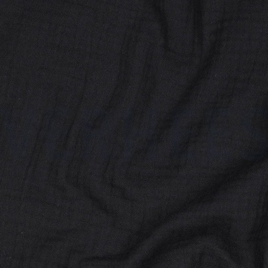 DOUBLE GAUZE GOTS ZWART #7