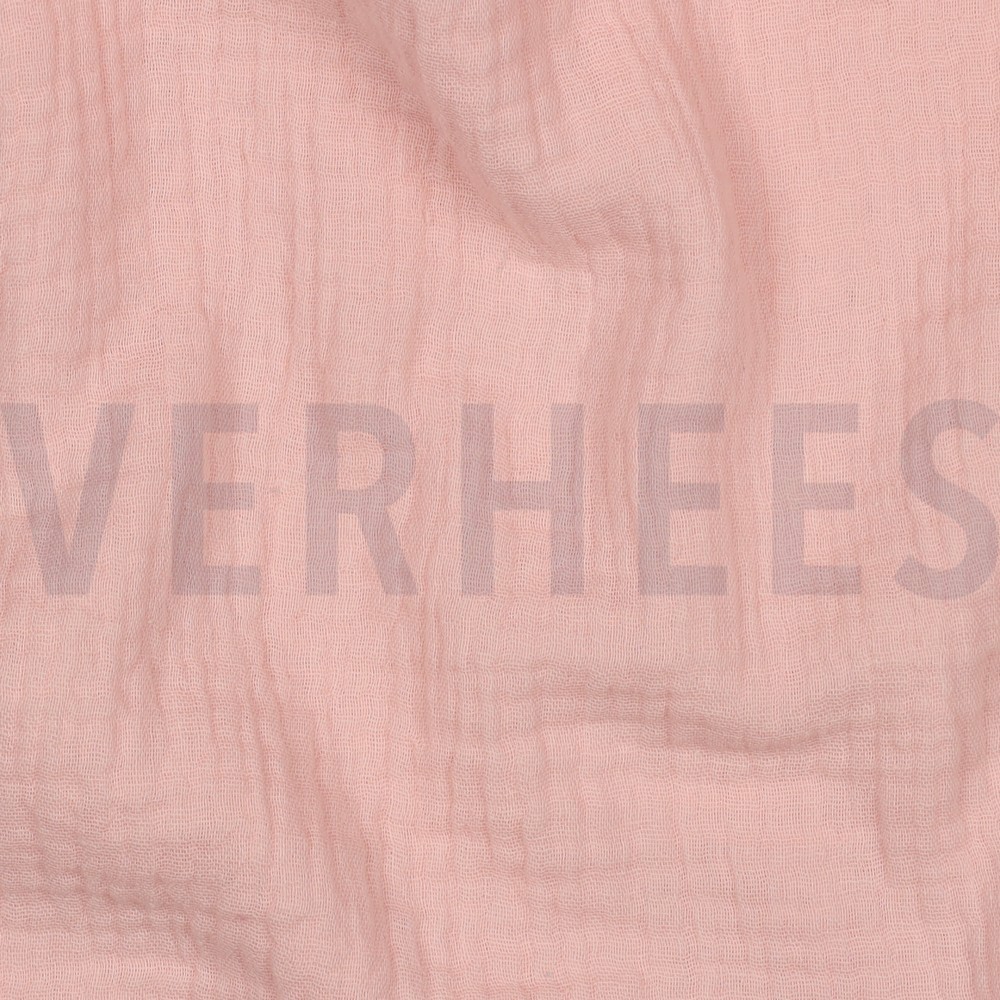 DOUBLE GAUZE GOTS LIGHT ROSE #7