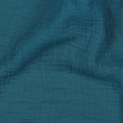 DOUBLE GAUZE GOTS PETROL (thumbnail) #2