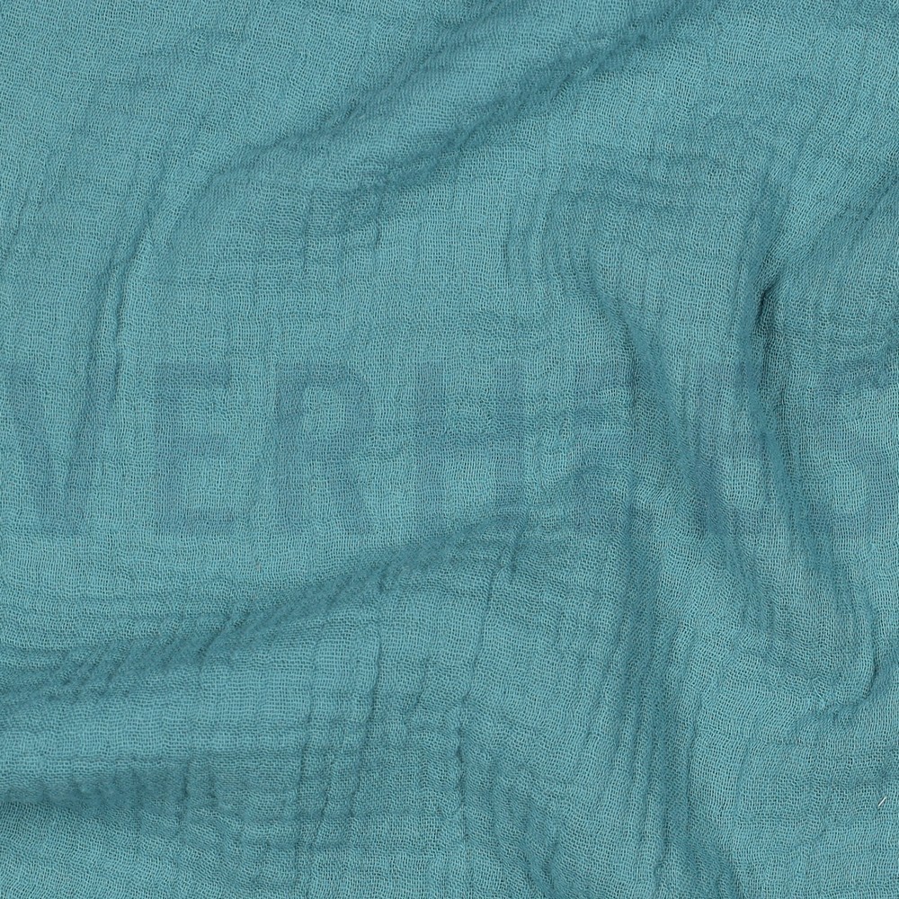 MUSSELIN GOTS SCHATTENBLAU #7
