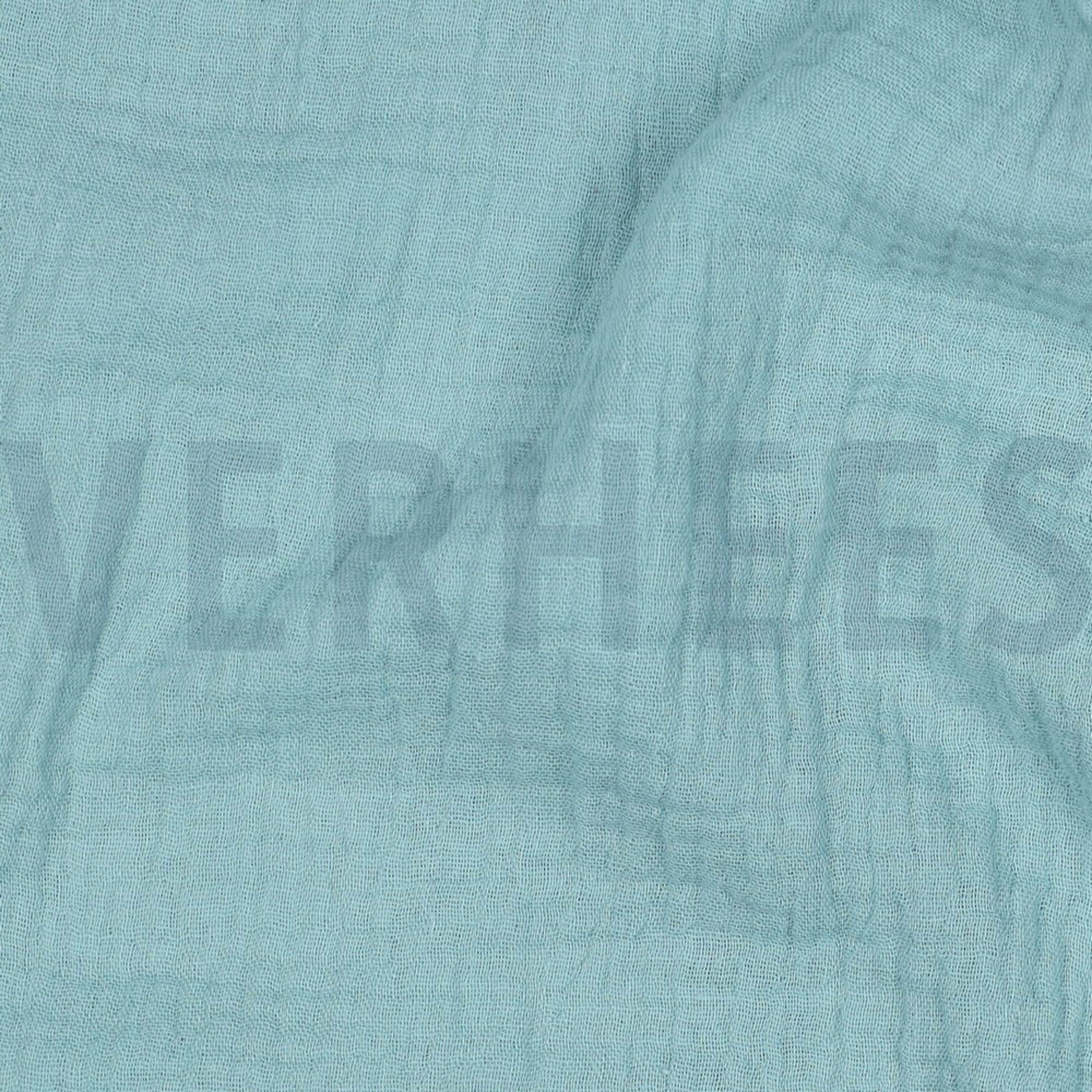 DOUBLE GAUZE GOTS TEAL (high resolution) #2
