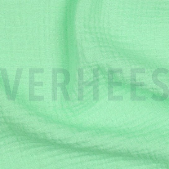 DOUBLE GAUZE GOTS LIGHT LIME #7