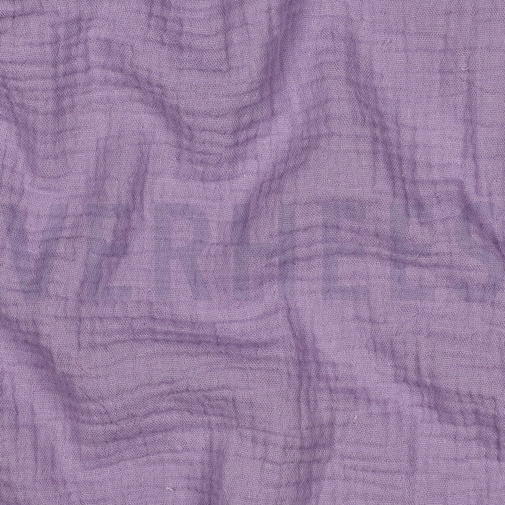 DOUBLE GAUZE GOTS DARK LILAC #7