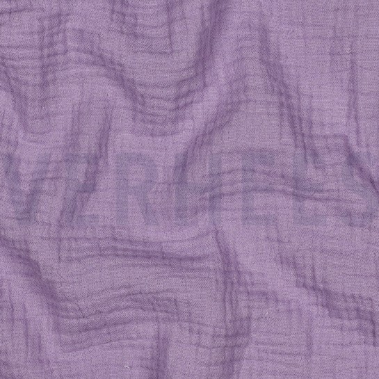 MUSSELIN GOTS DUNKEL LILA #7