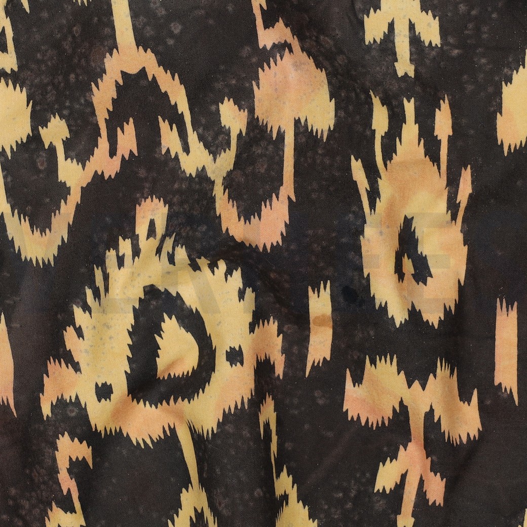 HANDCRAFTED BATIK COTTON BROWN #7