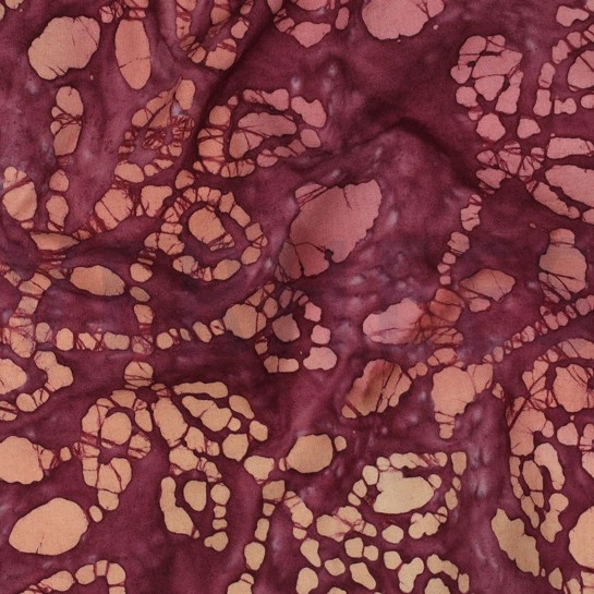 HANDCRAFTED BATIK COTTON CERISE #7