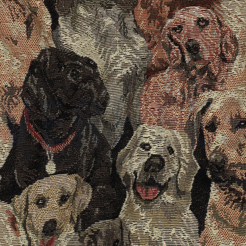 GOBELIN DOGS BROWN #7
