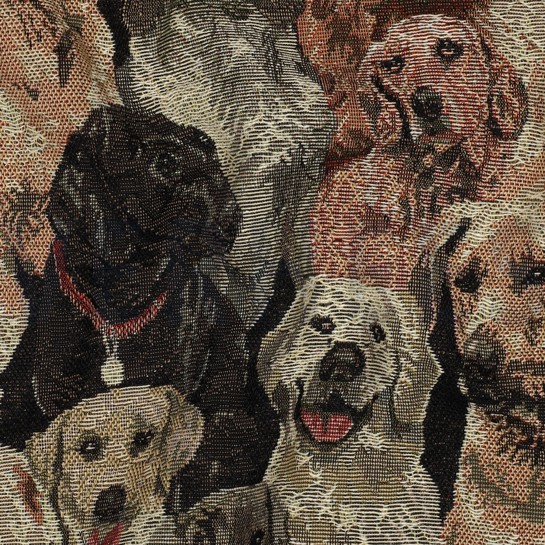 GOBELIN CHIENS BRUN #7